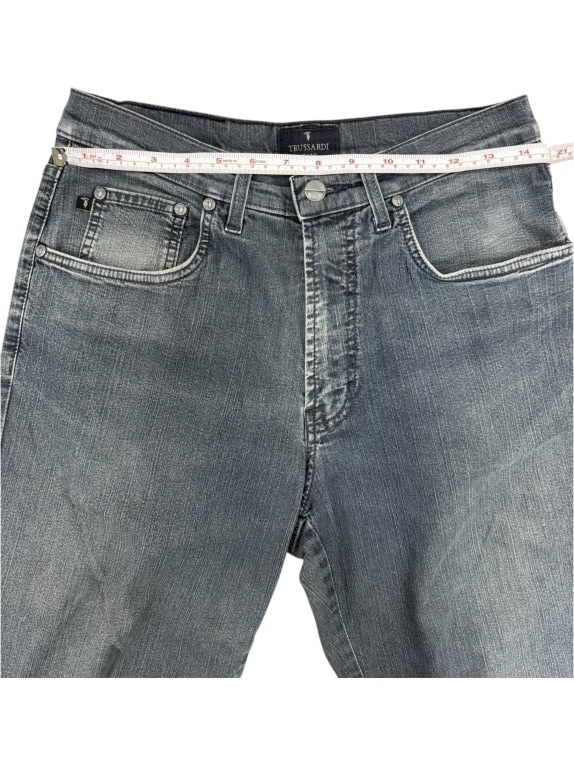 VINTAGE TRUSSARDI JEANS | S | DARK BLUE/GRAY